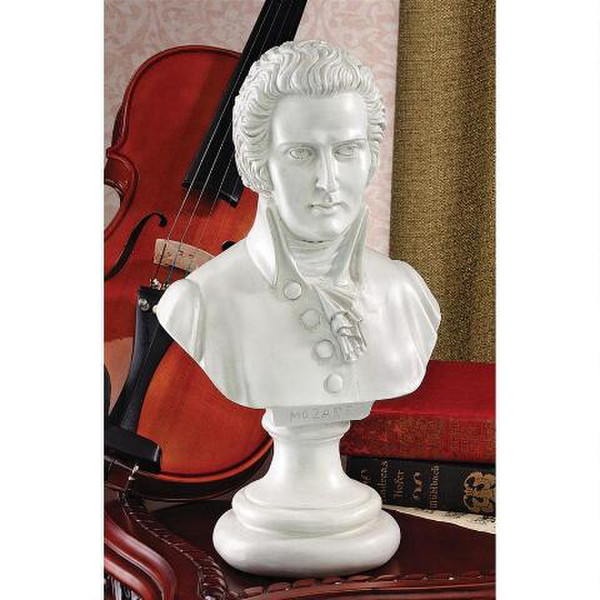 Figurine Mozart Sculpture Bust Portraitures Head Musician Statue Music